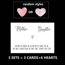 Mother-Daughter Pocket Hug Card, Heart-Shaped Acrylic Long Distance Connection Gift With Embrace Card Kit For Birthday & Mother's Day / Premium Keepsake, Special Occasion Gift, Sentimental Present, Heartshaped Design, Elegant Keepsake, Premium Material, Keepsake Item, Sentimental Shoppers, Mothers Gift - Multicolor - View 11