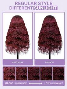 OQ Hair 200% Density 16-28 Inch Body Wave 99J Burgundy Color Wear Go Glueless Wig 7x5 Pre Cut Lace Frontal Wig Pre-Plucked Hairline Lace Front Wig 100 Natural Human Hair Wigs Glueless Glueless Sans Colle Bling Hair Human Hair Y2k Human Hair Wig Valentines Gifts Hair Accessories 100 Human Hair Wigs Real Human Hair Lace Wig Daily Use Quick Ship Women Fast Shipping Vacation Travel For Women - S99J - View 8