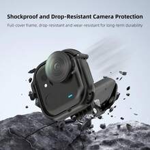 适用于 Insta360 GO Ultra 的 PULUZ 棒球帽夹式相机 POV Vlog 支架（黑色） - 黑色 - 查看 6