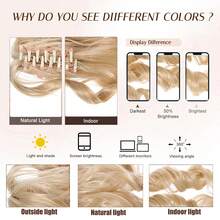 Bộ 2 kẹp tóc giả dạng càng cua dùng cho tóc xoăn kiểu La Mã và tóc nối đuôi ngựa. - Dark Brown - Xem 11