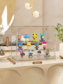 Blind Box Doll Display Stand, Waterproof Transparent Display Box, Detachable Acrylic Storage & Organization Box, Dust-Proof Display Cabinet, Multi-Functional Collectible Storage Box, Home Decor, Apartment Essential, Office, Hotel, Desktop Decor, Back To School, Holiday Essential (Doll Not Included) - Multicolor - View 16