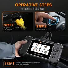 ANCEL FX2000 PRO OBD2诊断工具，四系统汽车诊断工具，支持ABS/SRS/发动机/变速箱故障诊断，包含7种重置功能，FCA认证，终身免费WiFi更新 - FX2000 PRO - 查看 8