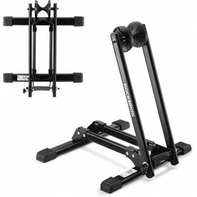 Foldable Bike Stand Portable Bicycle Storage Holder Floor Parking Rack