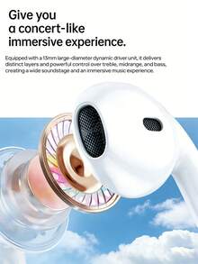REMAX Auriculares con cable RM-570a, diseño ergonómico para un uso cómodo, controlador dinámico de 13 mm, compatible con Xiaomi, Vivo y otros dispositivos con conector Tipo C, compatible con la serie iPhone 15/16 de Apple, color blanco de Apple - Manzana blanca - Ver 8