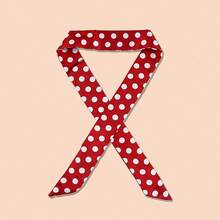 WJ1033 Narrow Long Skinny Neck Silk Scarf Bag Scarf For Handbag 1PC - A - View 26