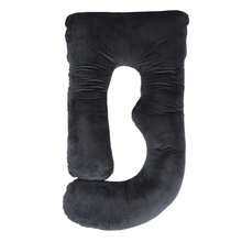 Pregnancy Pillows For Sleeping, G Shaped Full Body Maternity Pillow, Removable Case - 深灰色 - 查看 4