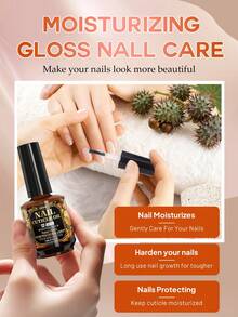 15ml Keratin Nail Strengthener, Nail Polish, Nail Cuticle Care Oil, Essential For Manicure, Nourishes, Softens And Promotes Nail And Skin Health, Moisturizes Dry Nails, Enriched With Castor Oil, Suitable For Women Who Frequently Do Manicures - Tasteless - View 4