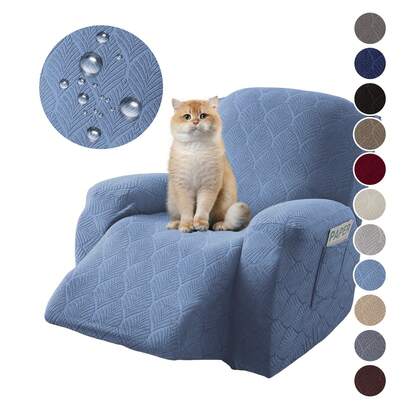 Stretch Recliner Chair Covers, Jacquard Sofa Slipcovers, Non Slip Furniture Protector Covers