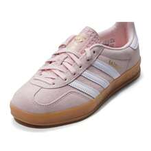 Adidas 女士板鞋GAZELLE INDOOR W舒適輕便日常戶外運動休閒鞋IH5484 - 淡粉/白 - 查看 7