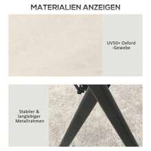 Folding Gazebo 4x4m, Adjustable Height, UV Protection And Voile Curtains, Double Beige Roof For Garden Parties - Camel - View 7