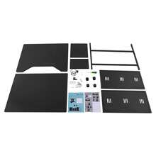 YUNRUX Home Office Desks - Black - View 4