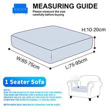 YSTYLE Housse Coussin Canapé Velours, Housse De Coussin Extensible, Universelle Housse Coussin Canape, Housse Assise Canapé Antidérapante, Housse Dossier Canapé - Dark Green - View 6