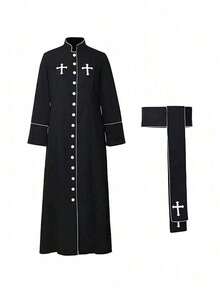 Men Cosplay Clothing - Black - View 4