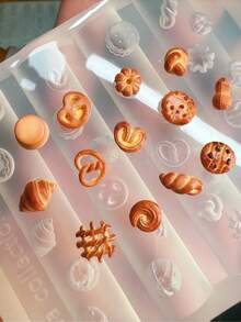 Cute Cartoon Nail Art Molds, Cake, Bread, Dessert, Cup Nail Art Molds, Food Toy Series - Clear - View 9