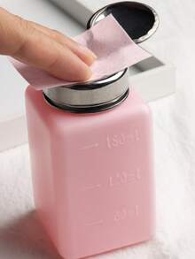 180ml/120ml Metal Head Nail Polish Remover Pump Bottle, Refillable Professional Nail Polish Remover Pump Bottle, Salon Liquid Pump, Durable Metal Top Nail Art Tool DIY Manicure Supplies - Multicolor - View 10