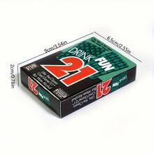 一套21张饮酒游戏卡牌，共56张，终极神秘饮酒卡牌游戏 - 游戏之夜的完美之选，趣味饮酒卡牌游戏，成人派对饮酒游戏 - 彩色 - 查看 8