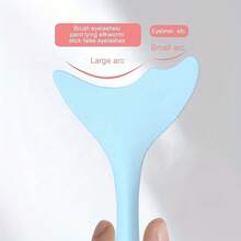 眼线睫毛膏辅助工具 - 打造完美飞扬眼线和根根分明睫毛的化妆模板，防抖易用，新手友好型美妆助手，可重复使用练习套装 - 藍色 - 查看 4