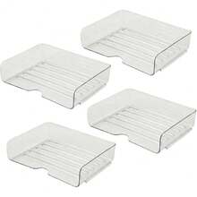 Khay đựng hồ sơ xếp chồng 2/4 tầng - Khay để bàn phân loại giấy A4 với 2/4 tầng, đồ dùng văn phòng phẩm và học tập, dụng cụ sắp xếp bàn làm việc - Vật dụng cần thiết cho năm học mới - Nhiều màu - Xem 11