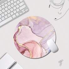 Marble Pattern Laptop Case + Mouse Pad Set - Baby Pink - View 2