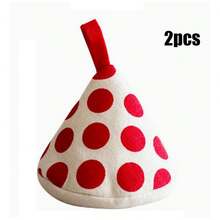 Japanese Style Minimalist Heat-Resistant Gloves, Microwave Oven, Kitchen Pot Cover, Hat, Clay Pot Handle, Thickened Insulated Ear Tips - Multicolor - View 8