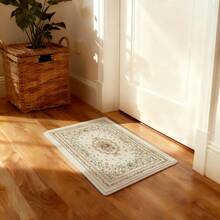 1pc Geometric Pattern Series Rug, Modern Minimalist Floral & Plant Design Carpet - Multicolor - View 14