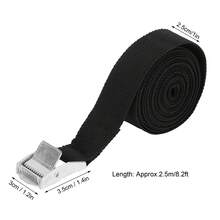 6-Pack Heavy-Duty Adjustable Tie-Down Straps With Buckles: Perfect Tie-Down Straps For Motorcycles, Trucks, And Luggage.