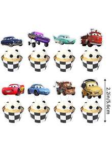 Hình ảnh nhân vật hoạt hình Anime dễ thương, trang trí tiệc sinh nhật chủ đề ô tô: LightningMcQueen, Sally, Mater, Ramone, Luigi, The King, Sarge Fillmore, Mack. Bộ đồ dùng tự làm cosplay, trang trí tiệc theo chủ đề lễ hội, banner, phụ kiện trang trí bánh, quà tặng nhỏ, đồ thủ công mỹ nghệ. - Nhiều màu - Xem 5