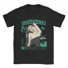 Camisetas de Sabrina Carpenter para hombres y mujeres, camisetas de algodón puro con cuello redondo y manga corta, idea de regalo de ropa - Negro - Ver 1