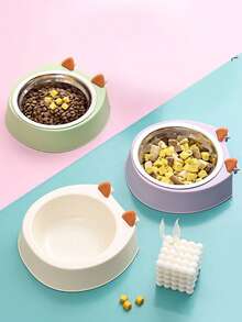 Anti-Spill Hanging Pet Bowl, Attached Pet Food Bowl, Cartoon Pet Fixed Food Bowl, Suitable For Dogs And Cats - Multicolor - View 2