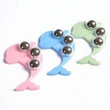 Bola Interactiva de Hierba Gatera en Forma de Delfín: Diversión Felina Garantizada - Color Aleatorio - Ver 8