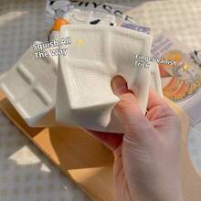 全新超柔软湿润豆腐捏捏乐，舒缓压力，安抚情绪，节日、生日礼物，完美之选 - 彩色 - 查看 7