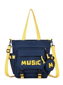 1个可爱日系女孩单肩包，饰有珍珠蝴蝶结和蕾丝边，尽显优雅气质，透明装饰，适合角色扮演、动漫展、日常休闲使用，可拆卸可调节肩带，轻便手提包，适合学生，可爱时尚的设计，适合女性，适合购物、聚会、展示动漫周边、旅行、学生等场合。 - 彩色 - 查看 9