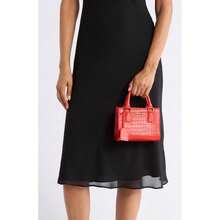 Mini Highgate Croc Embossed Tote |  | Women Top Handle Bags - trái cam - Xem 2