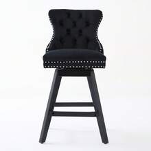Barstools - Black + Velvet + Foam - View 2
