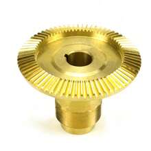 El engranaje de bronce de alimentación de servomotor de la fresadora se utiliza para los dientes rectos del puerto del puente. - Dorado - Ver 4