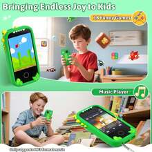 2.8-Inch Touchscreen, Children's Smartphone, Mini Children's Phone For Boys Aged 3-10, Boys' Learning Toy Phone, Dual Camera Game Music Player - Multicolor - View 5