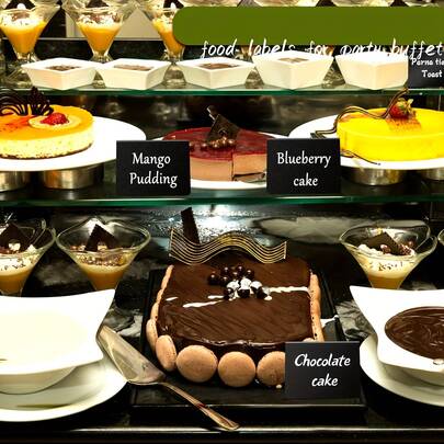 13pcs Set - Mini Chalkboard Sign Set (10 Chalkboards + 2 Erasable Markers + 1 Eraser Cloth), Reusable PVC Tabletop Label Holders, Vertical Price Tags, Small Chalkboard Signs, Suitable For Buffet, Party, Bakery, Cafe, Events, Home, Restaurant, Easily Cleaned, High-Quality Small Blackboard Signs