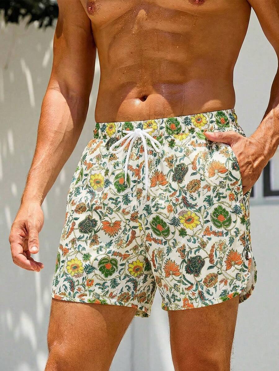 Men's Summer American Style Versatile Beach Shorts, Casual And - Multicolor - View 1