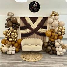 Balony perłowo-białe o średnicy 5, 10, 12 i 18 cali, matowe białe balony, okrągłe perłowo-białe balony lateksowe, kolorowe balony w stylu vintage, odpowiednie na wesela, urodziny, rocznice, imprezy tematyczne z białym tłem, łuki, powrót do szkoły i Walentynki - Kawowy brązowy - Zobacz 6