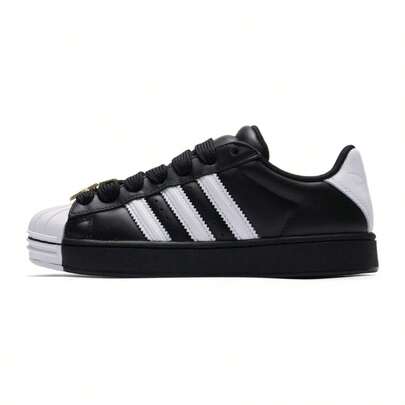 Adidas 女士 Superstar ST W 休闲运动鞋，轻便舒适，适合日常穿着，JR7444