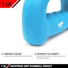j/fit - Peso de agarre de neopreno - 1 libra + 0,45 kg - Ver 7