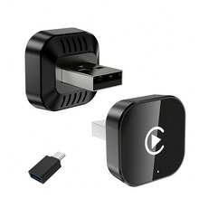 XUDA 2026 新款二合一无线 CarPlay/Android Auto 超迷你适配器 - 2.4-5.0 GHz WiFi 5 CarPlay 转换器，有线转无线，快速自动连接，零延迟，小巧设计，兼容 和 Android 设备，带 USB/USB-C 接口，不含电池 - A - 查看 13