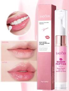 唇油、滋养唇彩、胜肽滋养唇部精华、保湿唇彩、胜肽滋养润唇膏和角鲨烷润唇膏、柔滑滋润双唇、保湿润唇膏、日常护肤、女士礼物、生日礼物、节日礼物、经济实惠、（透明） - 無香味 - 查看 2