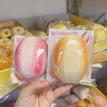 Soft Slow Rising Scented Cake Roll Squishy Toy, Stress Relief, Mood Calming, Gift For Holidays, Birthdays, Perfect Present - Multicolor - View 5