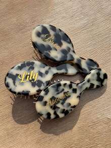 Personalized Engraved Comb, Customized Bride & Bridesmaid Hair Comb, Bridesmaid Gift, Ideal Wedding Party Gift, Gift For Mom, Mini Engraved Name Hair Brush - Multicolor - View 4