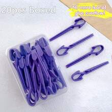 5pcs Nail Care Protector Clips, Polishing Anti-Spill Anti-Staining Protector Clips, Nail Polish Spill Proof Nail Clippers, Nail Polish Applicator Protector, Reusable Nail Protection Covers - Multicolor - View 22