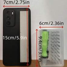 32合1精密螺丝刀套装 - 迷你磁性螺丝刀和平头螺丝刀，是维修汽车、家具、智能手机、相机以及各种工业和家用工具的理想之选 - 綠色 - 查看 6