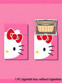 Sanrio 这款Hello Kitty图案的大号塑料香烟盒，防潮、防异味、防水，是存放手卷香烟的理想之选。它便携防异味，适合户外或旅行使用。无论是情人节送给男友，还是作为生日礼物，都是不错的选择。 - 彩色 - 查看 9