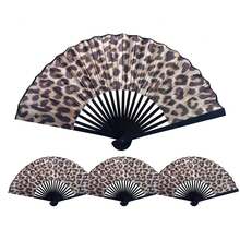 5pcs Women's White Folding Fans With Silver Floral Pattern, Fashionable Dance Fans - Fan - View 3