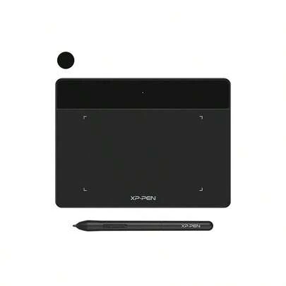 Deco Fun XS OSU Tablet Graphic Drawing Tablets 4x3 Inches Pen Tablet With BatteryFree Stylus Black